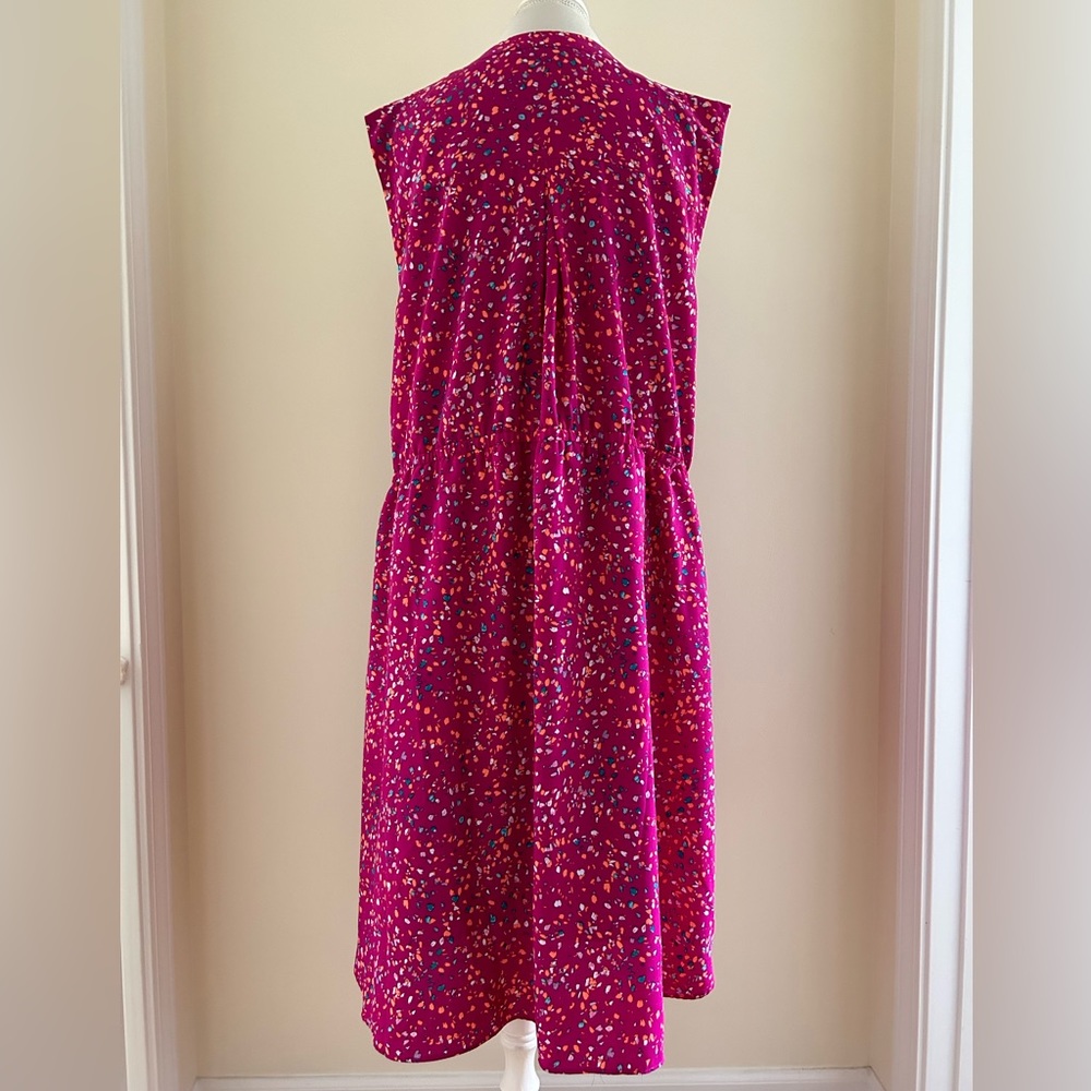💕CUTE Bright Pink Dress w/Colorful Spots - Picture 6 of 6